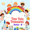 Tiny Tots Treasures - B Advanced Hindi, English & Maths Preschool Books (Age Group: 5 to 6 Years)
