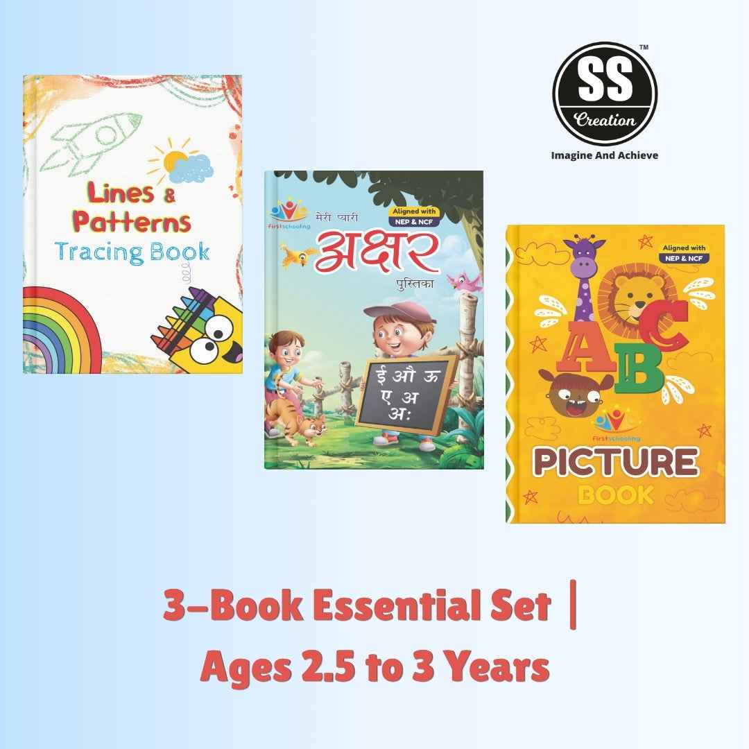 Little Steps Series - A: The Ultimate All in One Book for Early Learners (Ages 2.5-3)