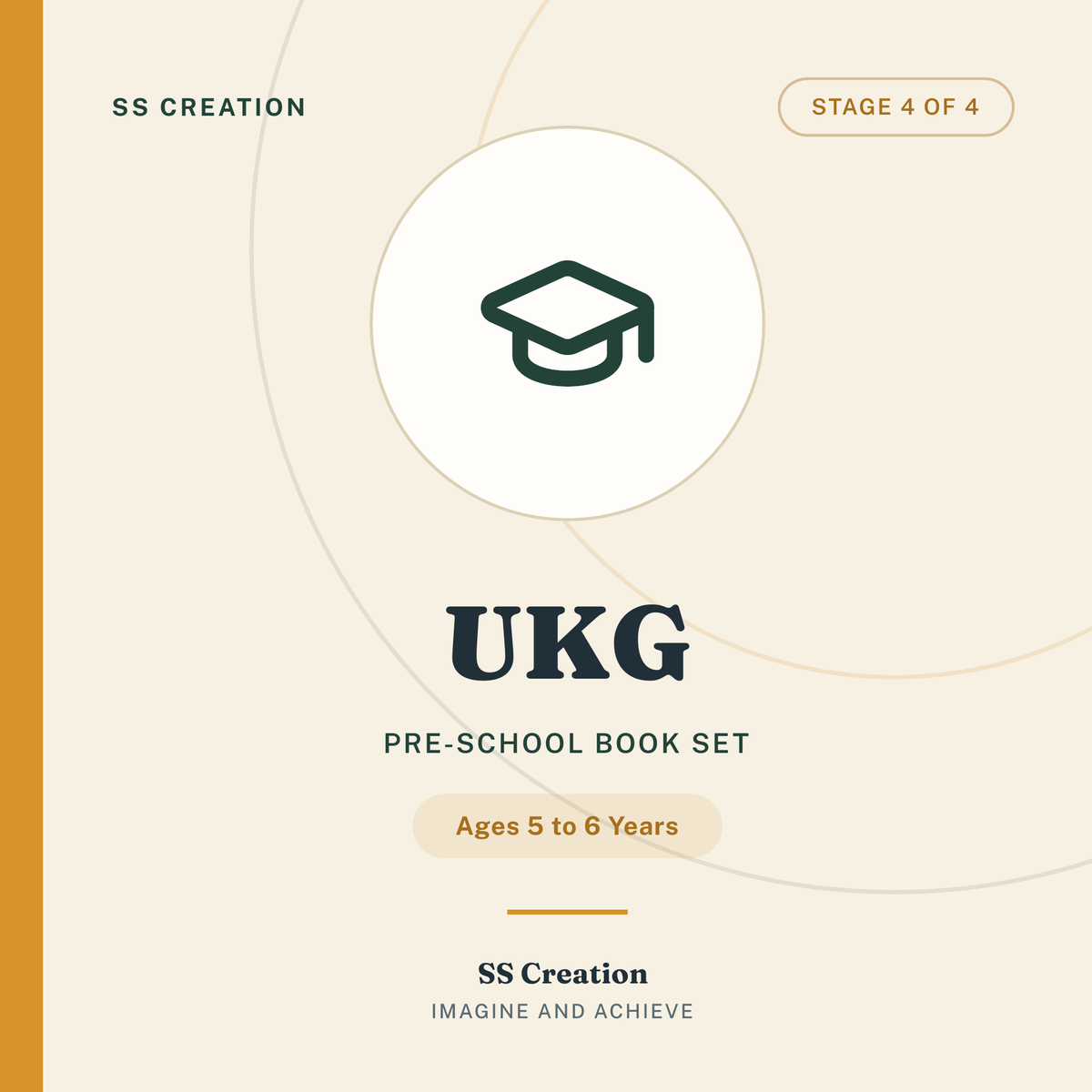 Pre School Book Set for UKG - For the age group 5 to 6 (Minimum Order Value - 5)